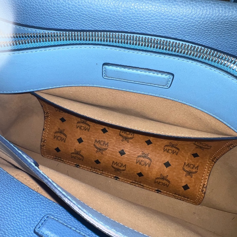 MCM Grained Calfskin Medium Milla Tote - Picture 12 of 16